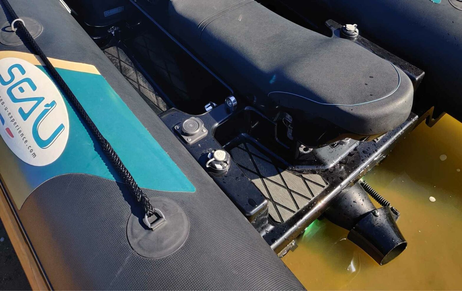 Propulseur électrique du Jetboat 300 de Sea'U Experience.