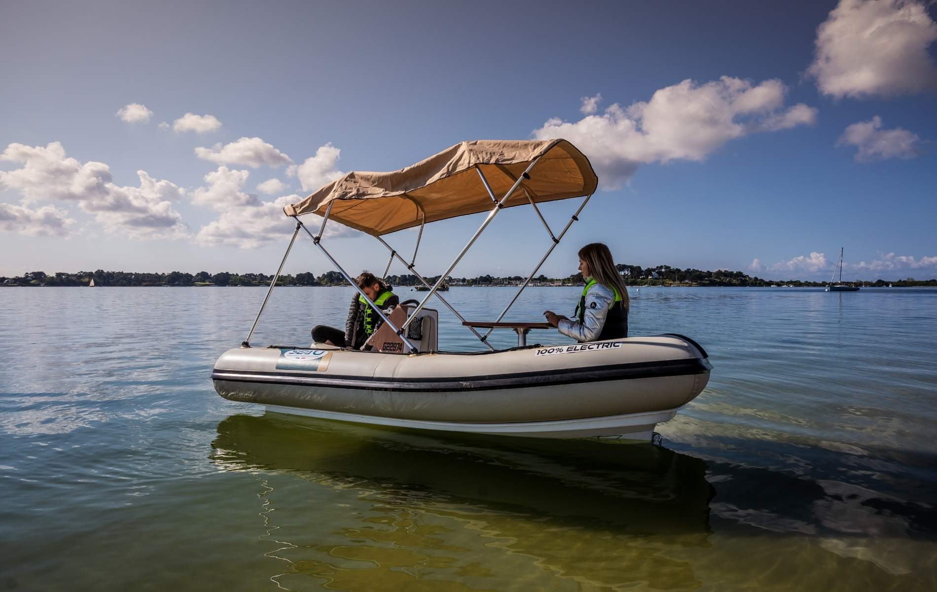 Équipement de sécurité lors d'une balade sur notre Jetboat.