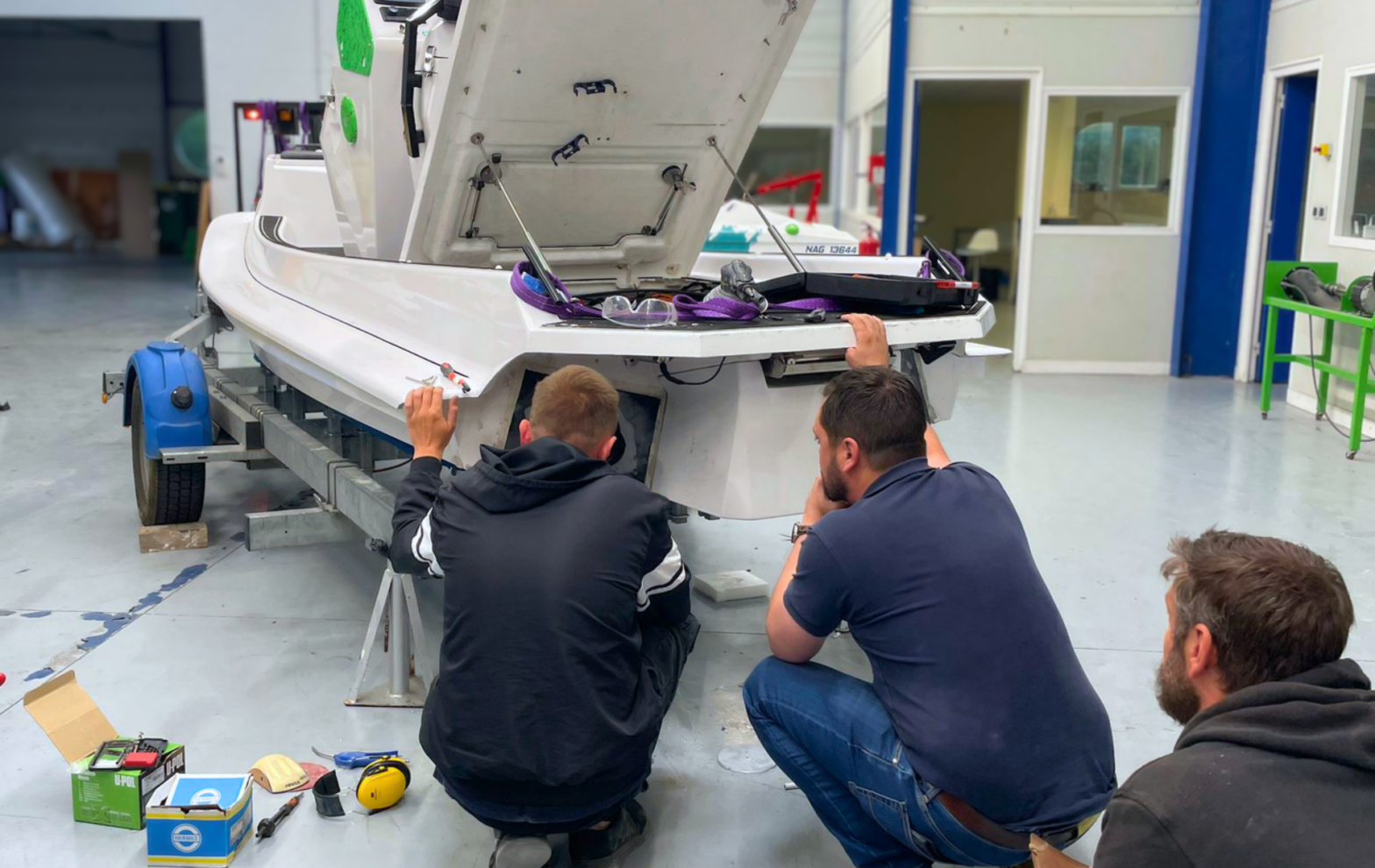 Réparation de bateaux électriques Sea’U Experience